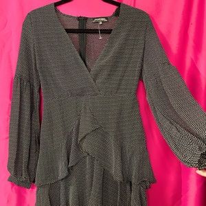 long sleeve midi dress